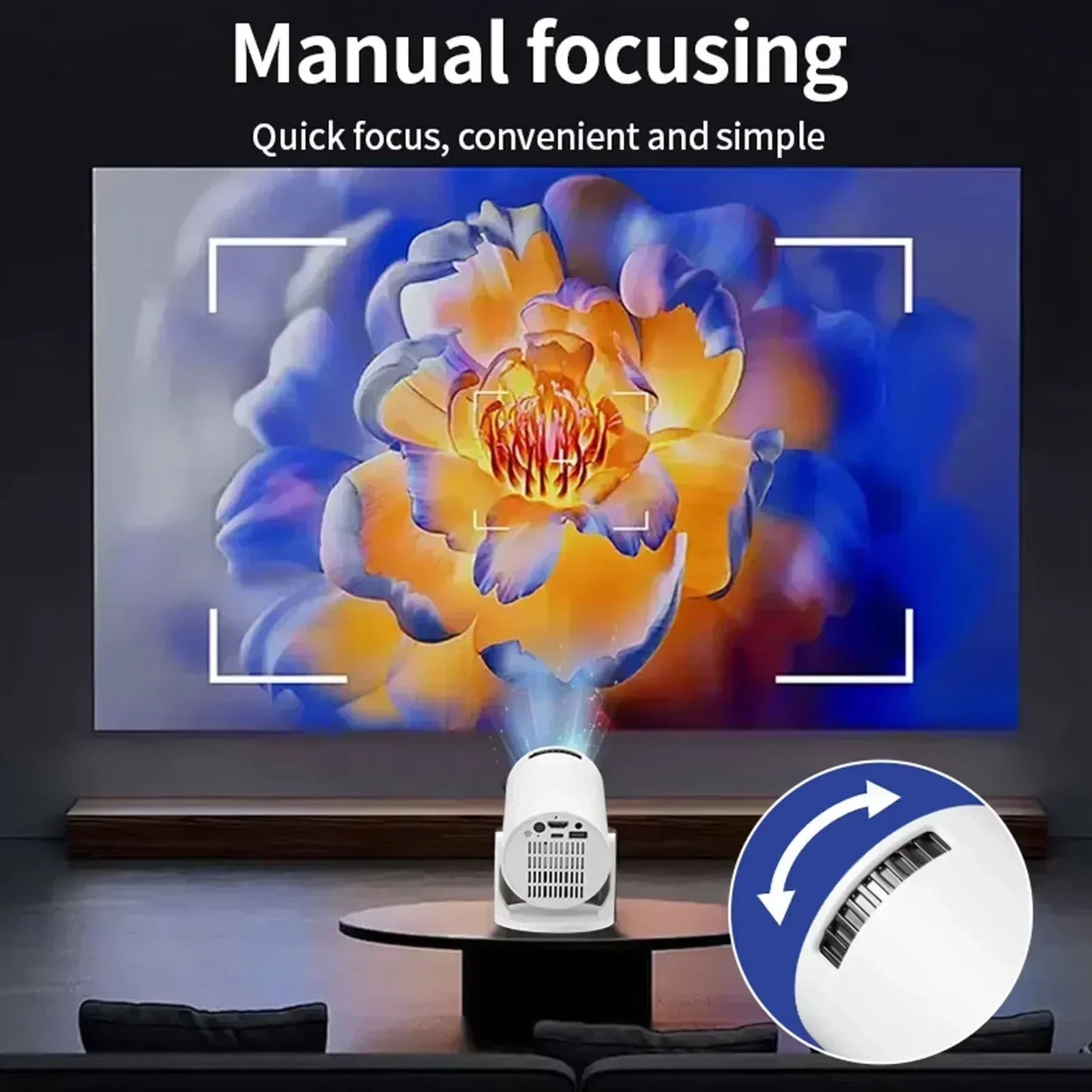 Nania™ Projector 4K Android 11 HY300