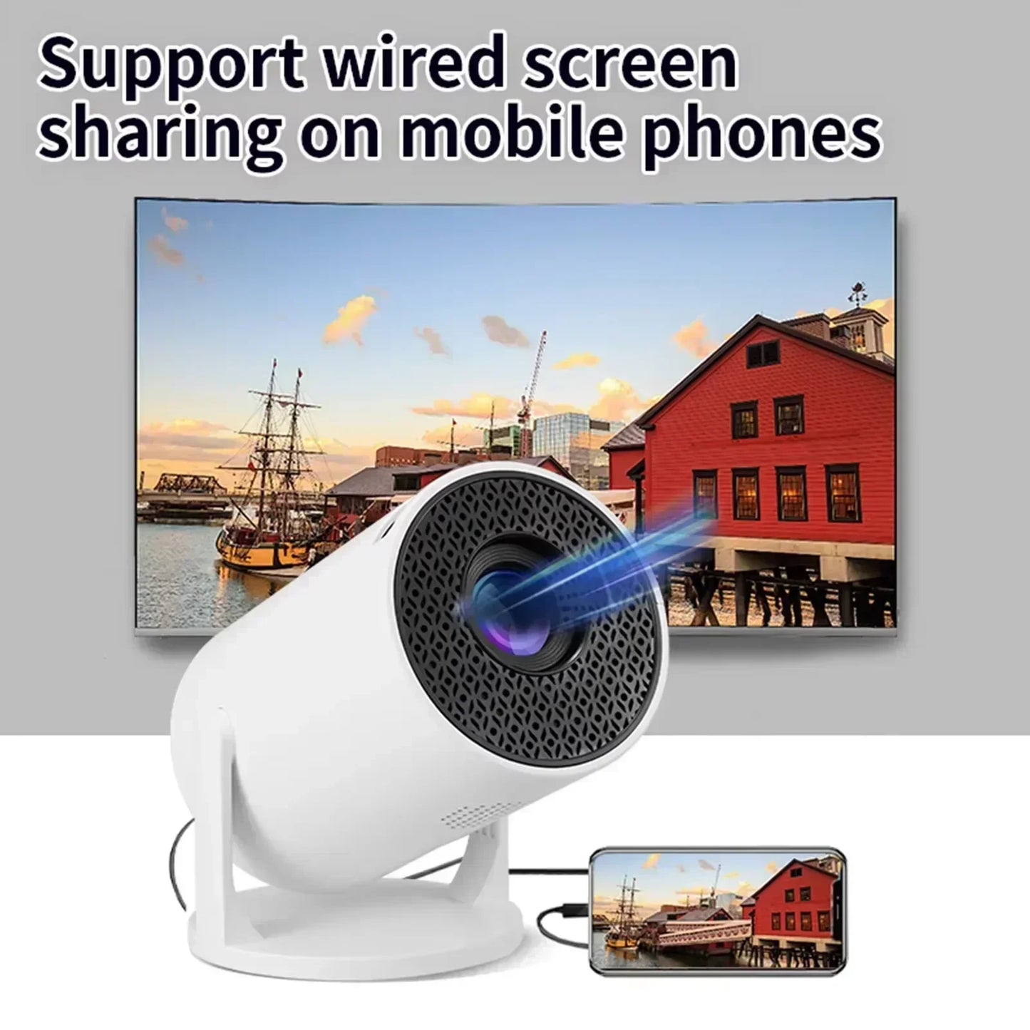Nania™ Projector 4K Android 11 HY300