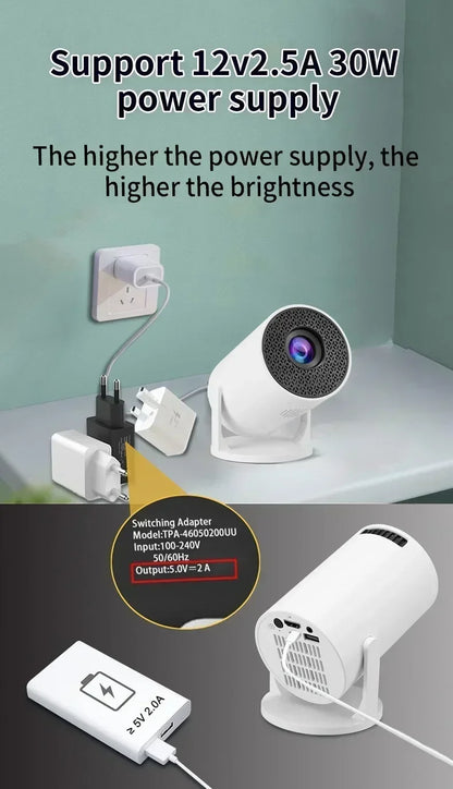 Nania™ Projector 4K Android 11 HY300