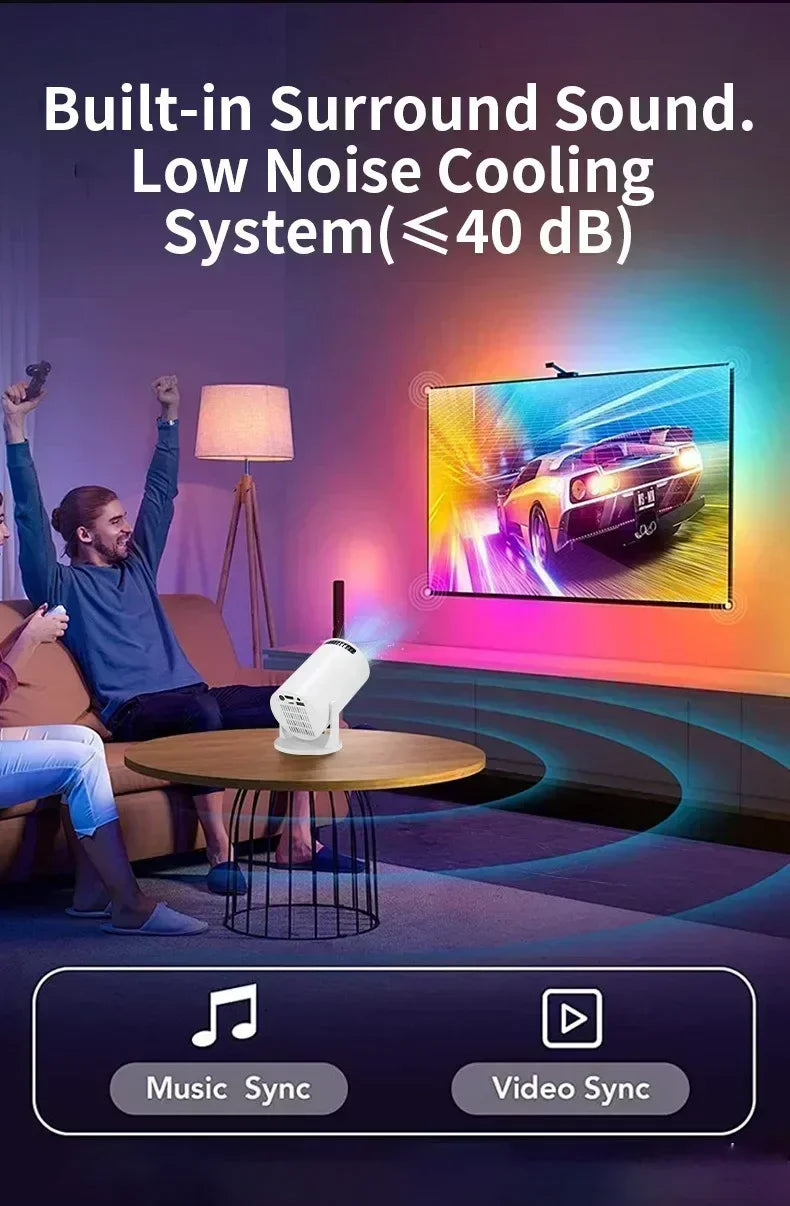 Nania™ Projector 4K Android 11 HY300